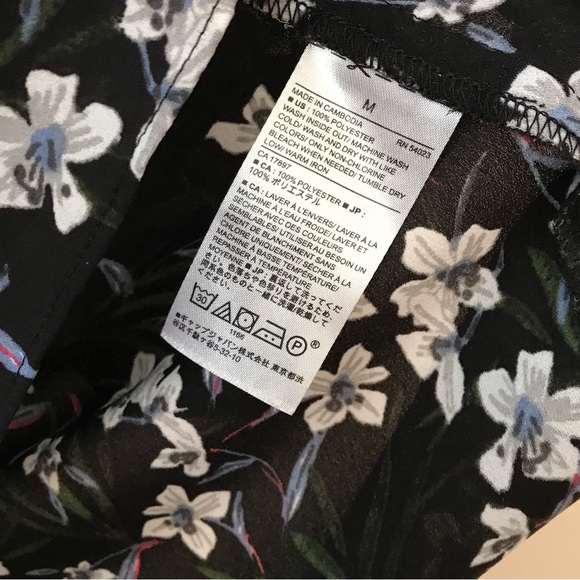 Banana Republic • M • Floral Print Tank Top Ruffle Accent - Picture 5 of 5